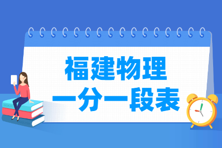 2021福建高考物理类一分一段表