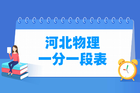 2021河北高考物理类一分一段表