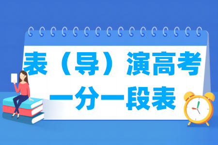 2024山东表演高考一分一段表