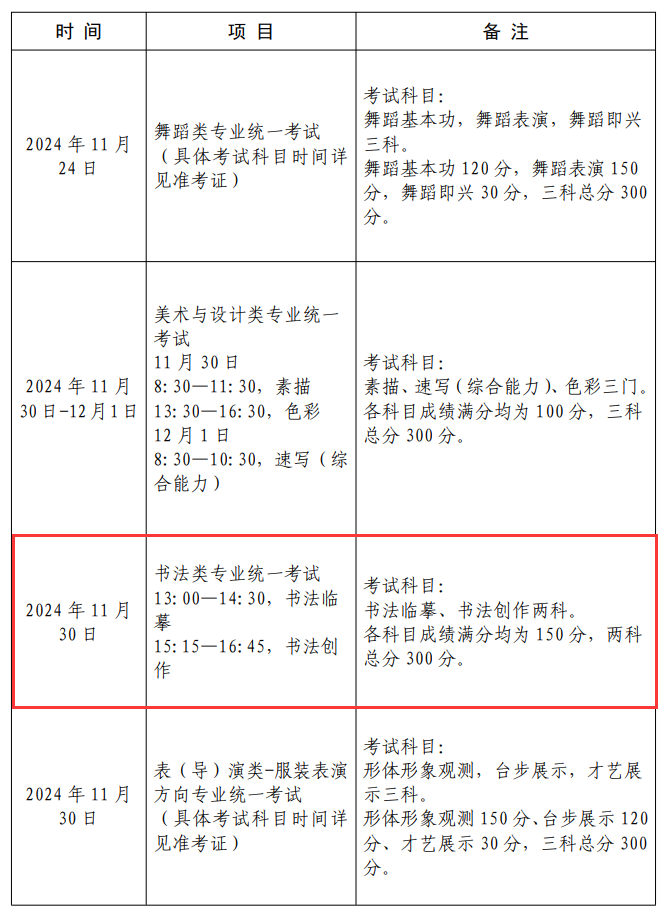 2025<a href=https://www.211g.cn/tag/shanghai.html target=_blank class=infotextkey>上海</a>书法统考时间及统考内容