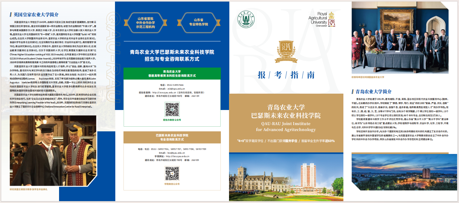 2024 Qingdao Agricultural University Sino-Foreign Cooperative Education Admission Overview
