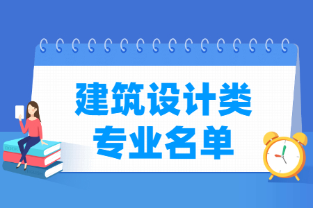 建筑设计专业目录及代码（专科）