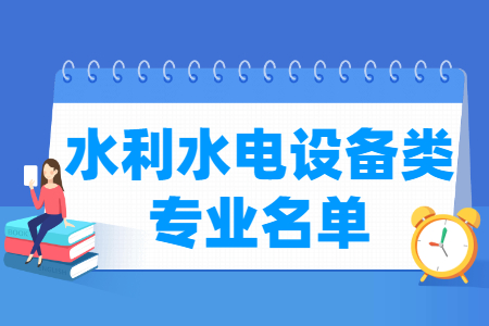 水利水电设备类专业目录及代码（职业本科）”