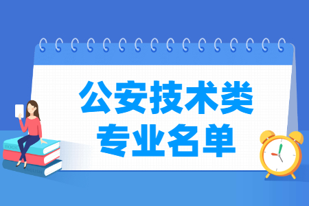 公安技术专业目录及代码（职业本科）”