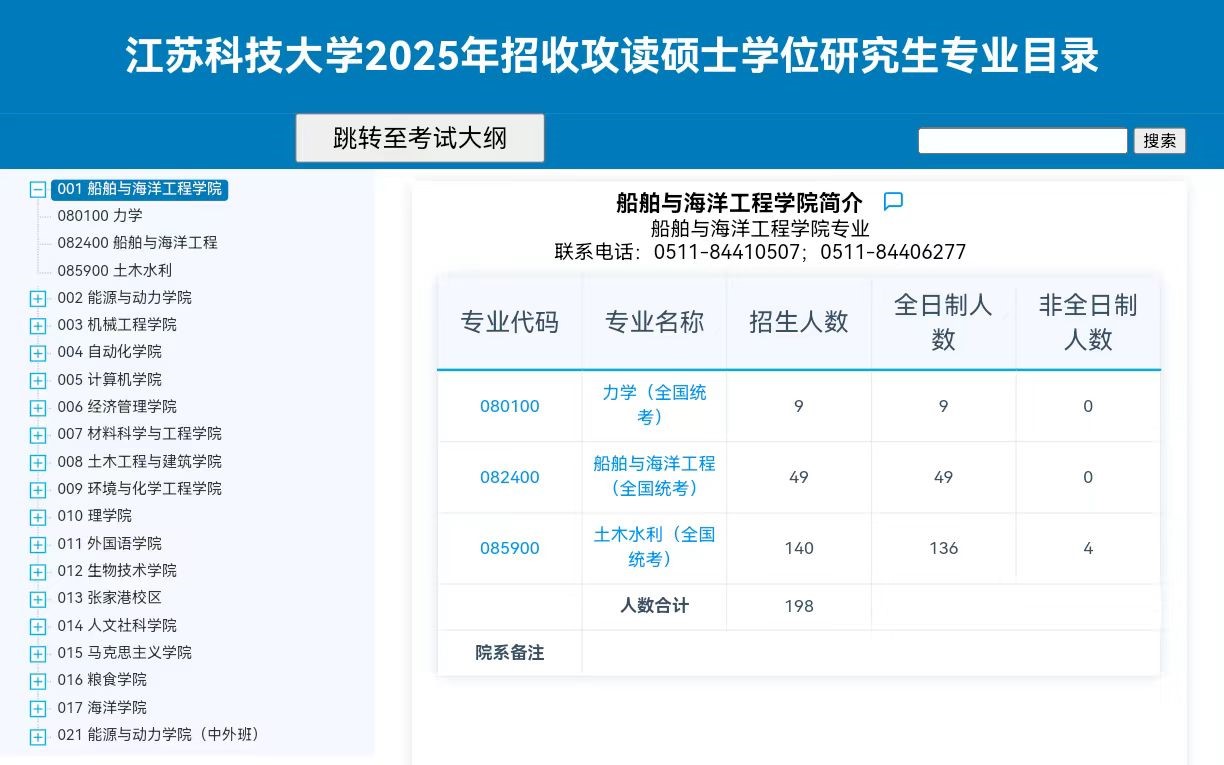 2025<a href=https://www.211g.cn/tag/jiangsu.html target=_blank class=infotextkey>江苏</a><a href=https://www.211g.cn/tag/keji.html target=_blank class=infotextkey>科技</a><a href=https://www.211g.cn/tag/daxue.html target=_blank class=infotextkey>大学</a><a href=https://www.211g.cn/tag/yanjiusheng.html target=_blank class=infotextkey>研究生</a><a href=https://www.211g.cn/tag/zhaosheng.html target=_blank class=infotextkey>招生</a><a href=https://www.211g.cn/tag/zhuanye.html target=_blank class=infotextkey>专业</a><a href=https://www.211g.cn/tag/mulu.html target=_blank class=infotextkey>目录</a>及<a href=https://www.211g.cn/tag/kaoshi.html target=_blank class=infotextkey>考试</a><a href=https://www.211g.cn/tag/kemu.html target=_blank class=infotextkey>科目</a>