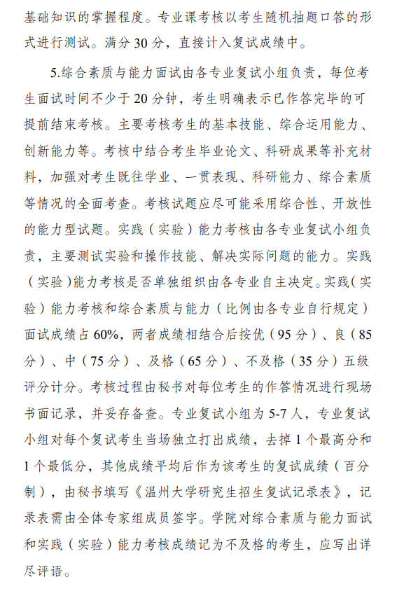 2025年温州<a href=https://www.211g.cn/tag/daxue.html target=_blank class=infotextkey>大学</a><a href=https://www.211g.cn/tag/yanjiusheng.html target=_blank class=infotextkey>研究生</a><a href=https://www.211g.cn/tag/fushi.html target=_blank class=infotextkey>复试</a>内容