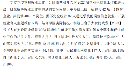 大兴安岭<a href=https://www.211g.cn/tag/zhiye.html target=_blank class=infotextkey>职业</a><a href=https://www.211g.cn/tag/xueyuan.html target=_blank class=infotextkey>学院</a>就业率及就业<a href=https://www.211g.cn/tag/qianjing.html target=_blank class=infotextkey>前景</a>