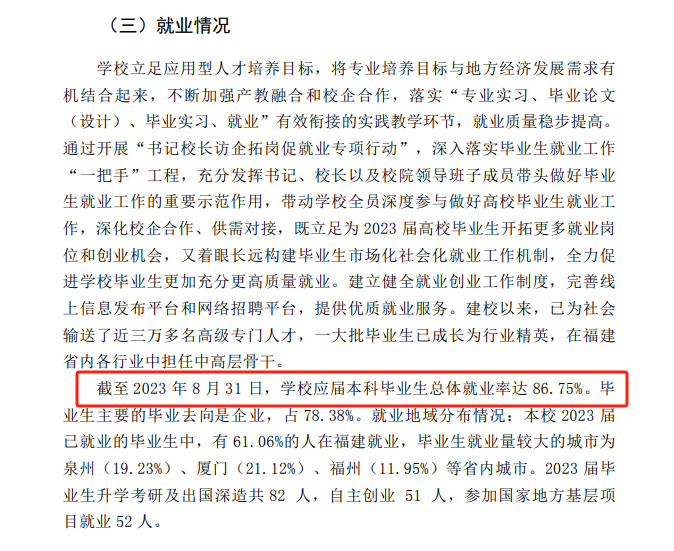 泉州<a href=https://www.211g.cn/tag/xinxi.html target=_blank class=infotextkey>信息</a><a href=https://www.211g.cn/tag/gongcheng.html target=_blank class=infotextkey>工程</a><a href=https://www.211g.cn/tag/xueyuan.html target=_blank class=infotextkey>学院</a>2023届就业率